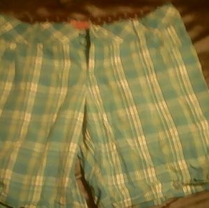 Plaid shorts
